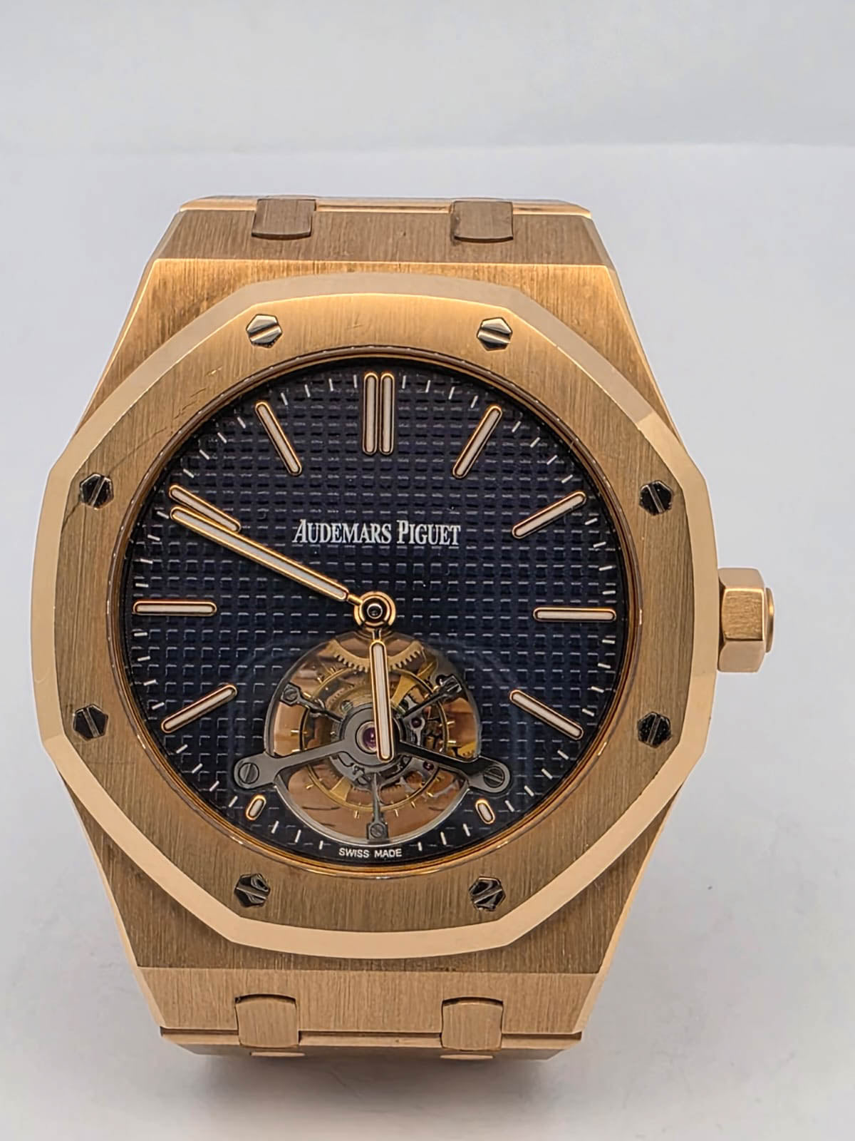 ROYAL OAK 41MM ROSEGOLD ULTRA THIN TOURBILLON BLUE DIAL (2015)