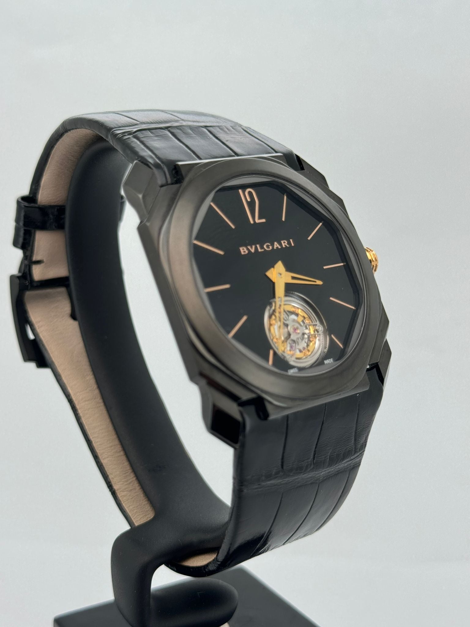OCTO FINISSIMO TITANIUM TOURBILLON BLACK DIAL (WATCH ONLY)