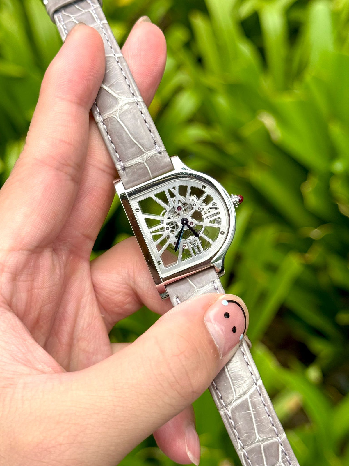 Cartier Cloche Skeleton Platinum