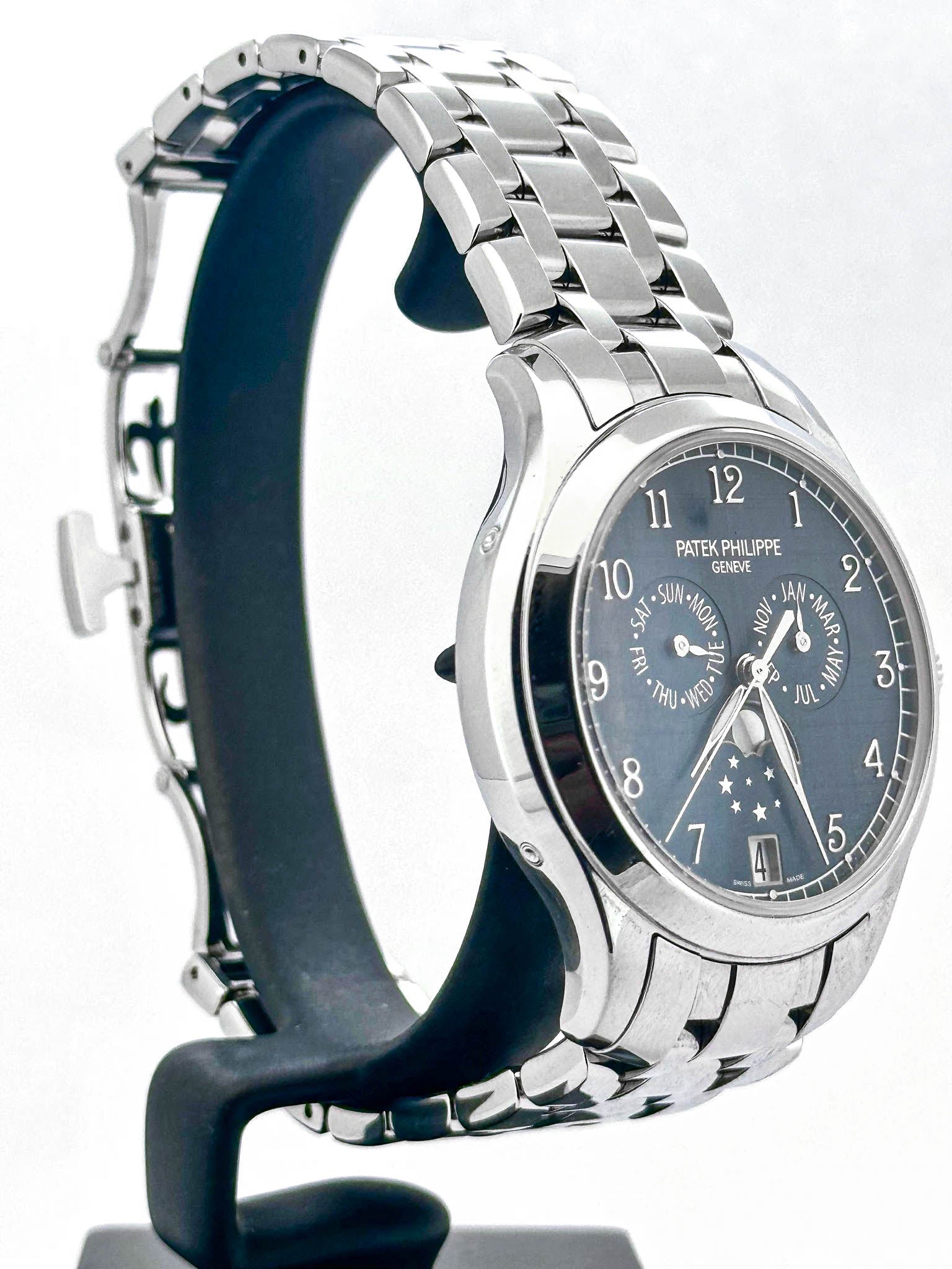 COMPLICATIONS 4947/1A STEEL ANNUAL CALENDAR MOONPHASE BLUE DIAL (2024)