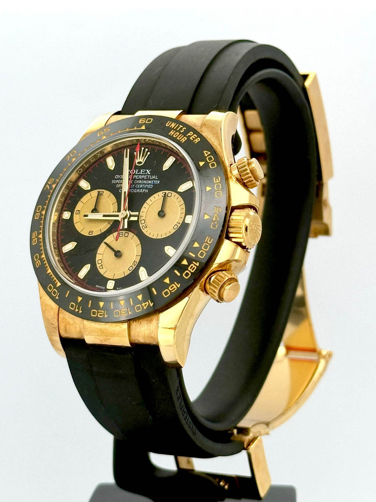 DAYTONA OYSTERFLEX YELLOW GOLD &