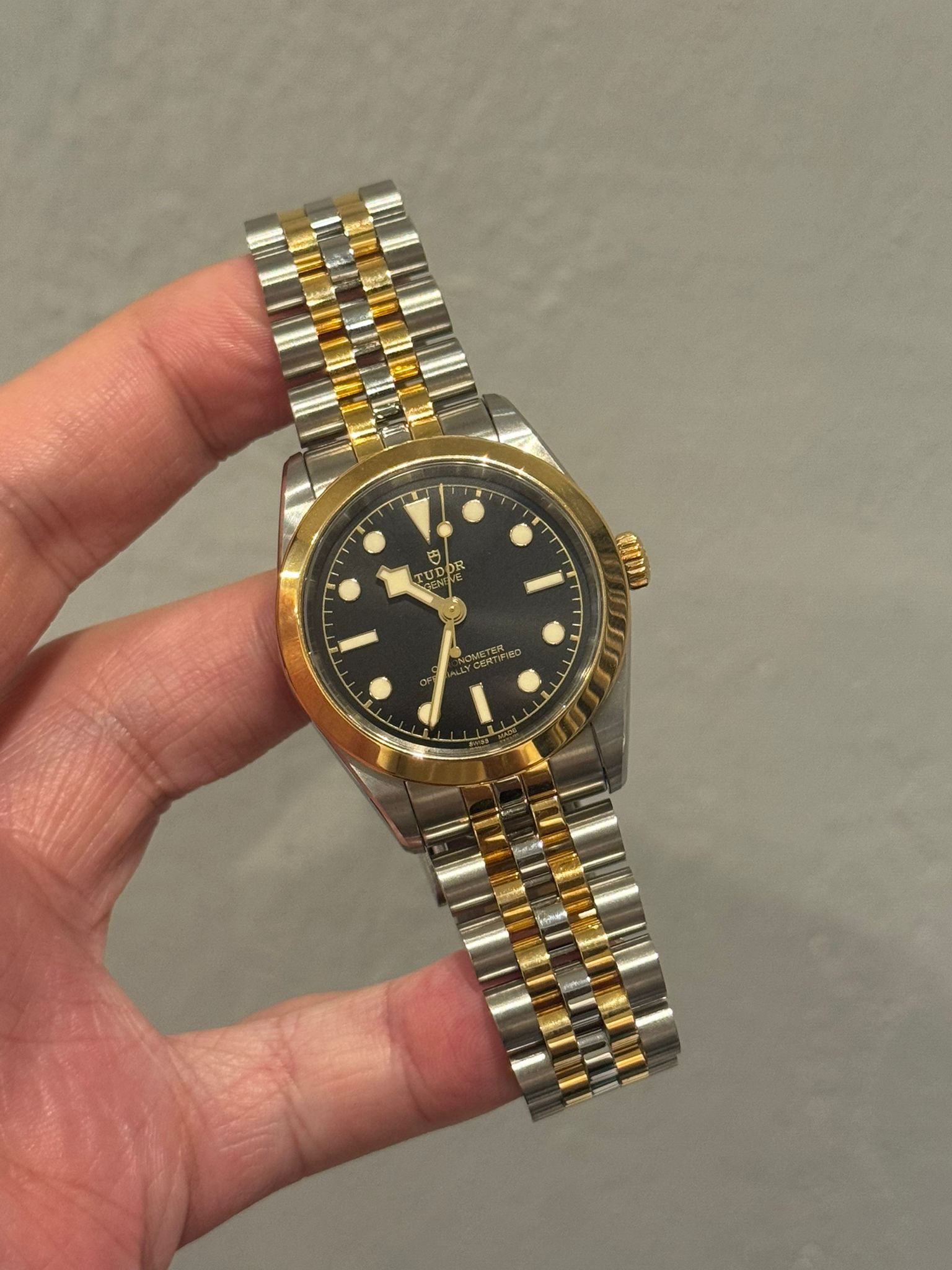 BLACKBAY 31 TWOTONE YELLOWGOLD BLACK DIAL (2024)