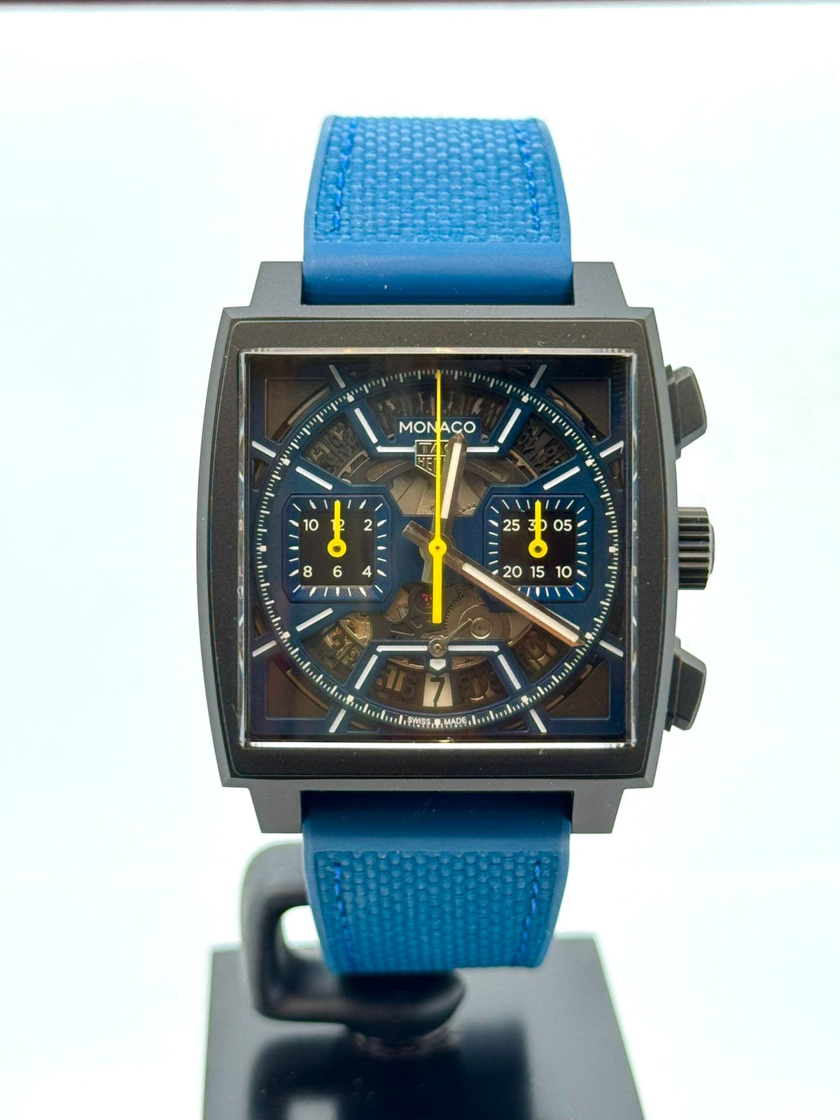 MONACO CHRONOGRAPH DLC TITANIUM DARK BLUE (2024)