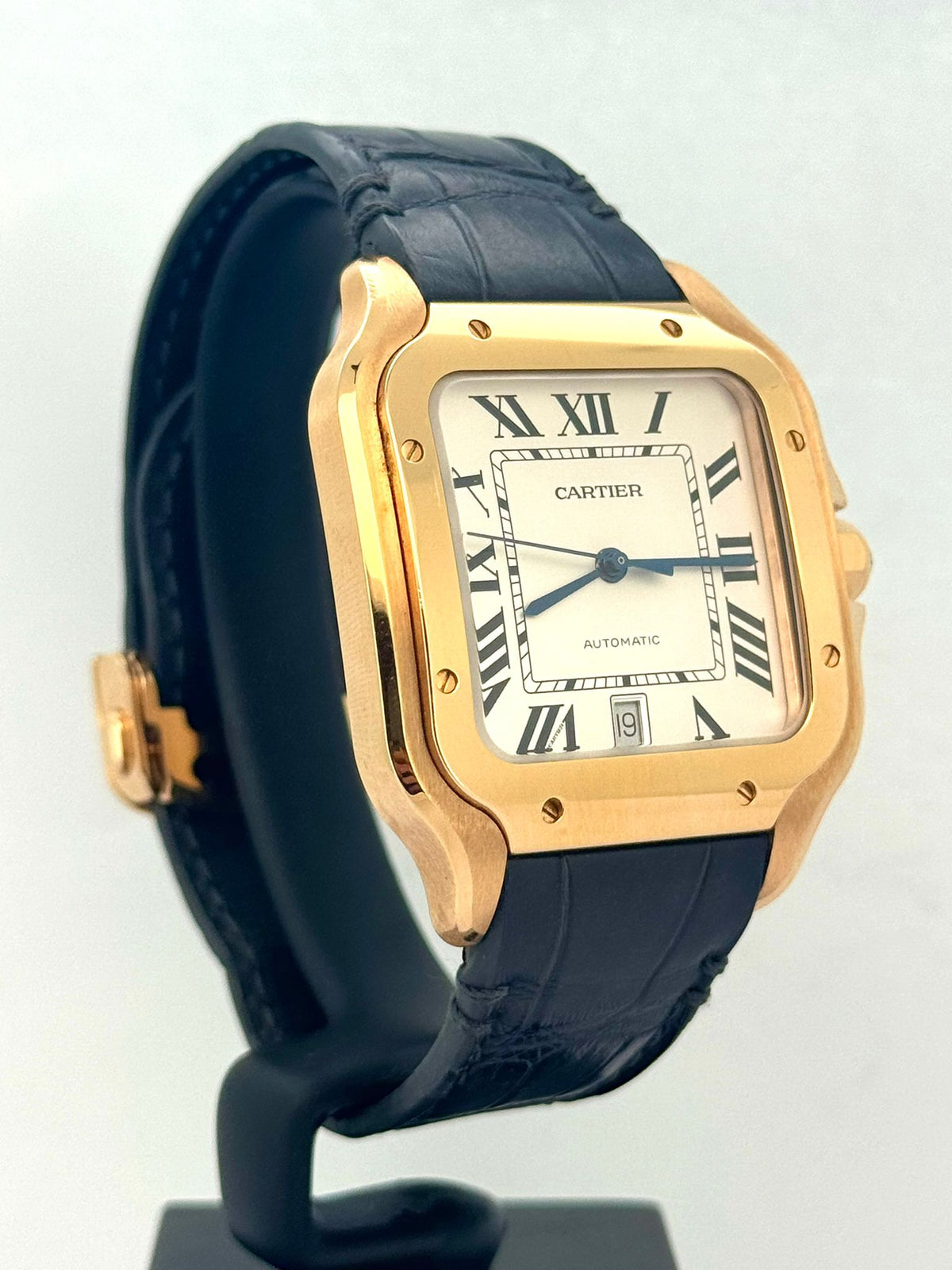 SANTOS L YELLOWGOLD SILVER DIAL (2022)