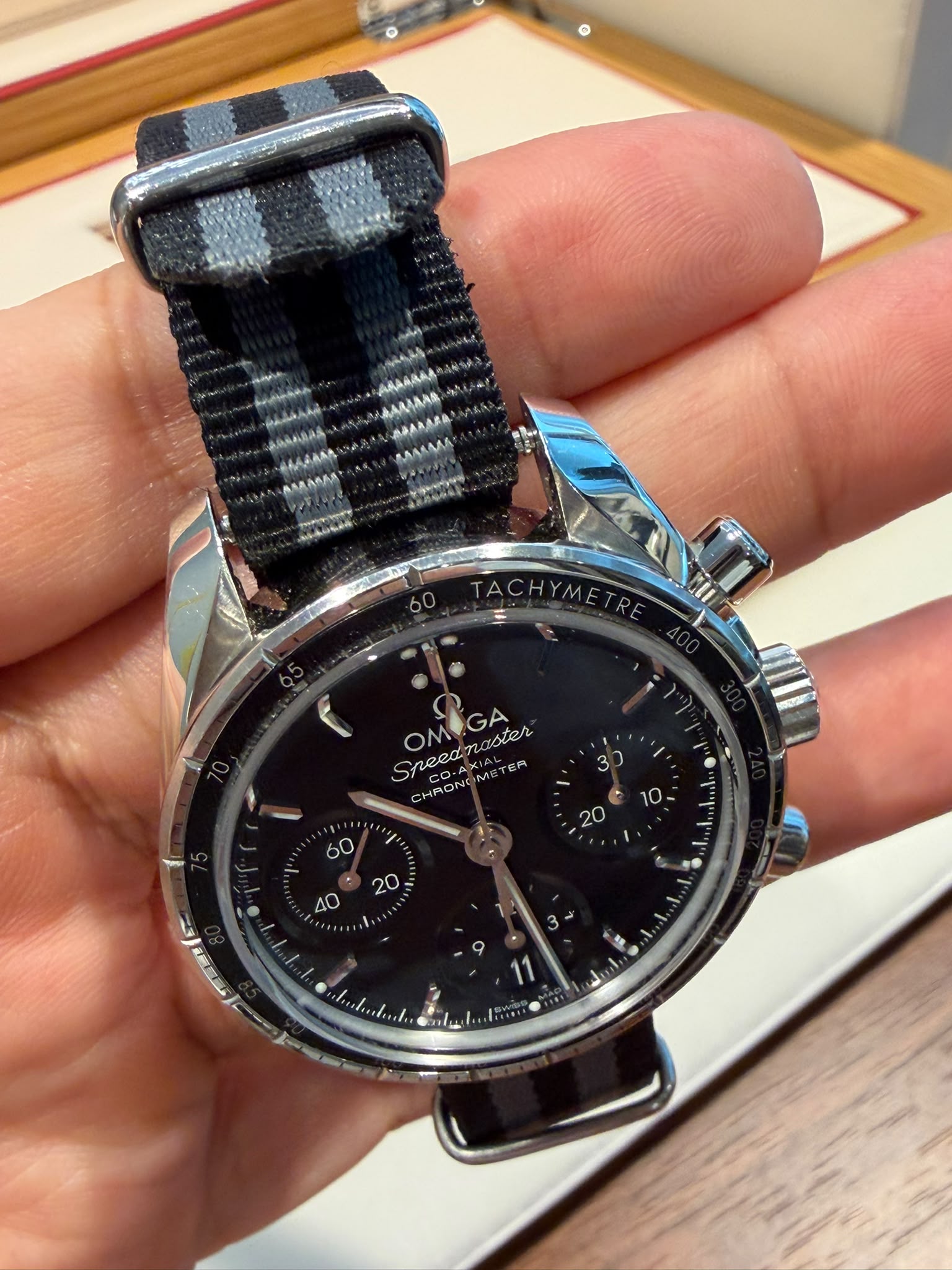 SPEEDMASTER 38MM CHRONOGRAPH BLACK DIAL (2023)