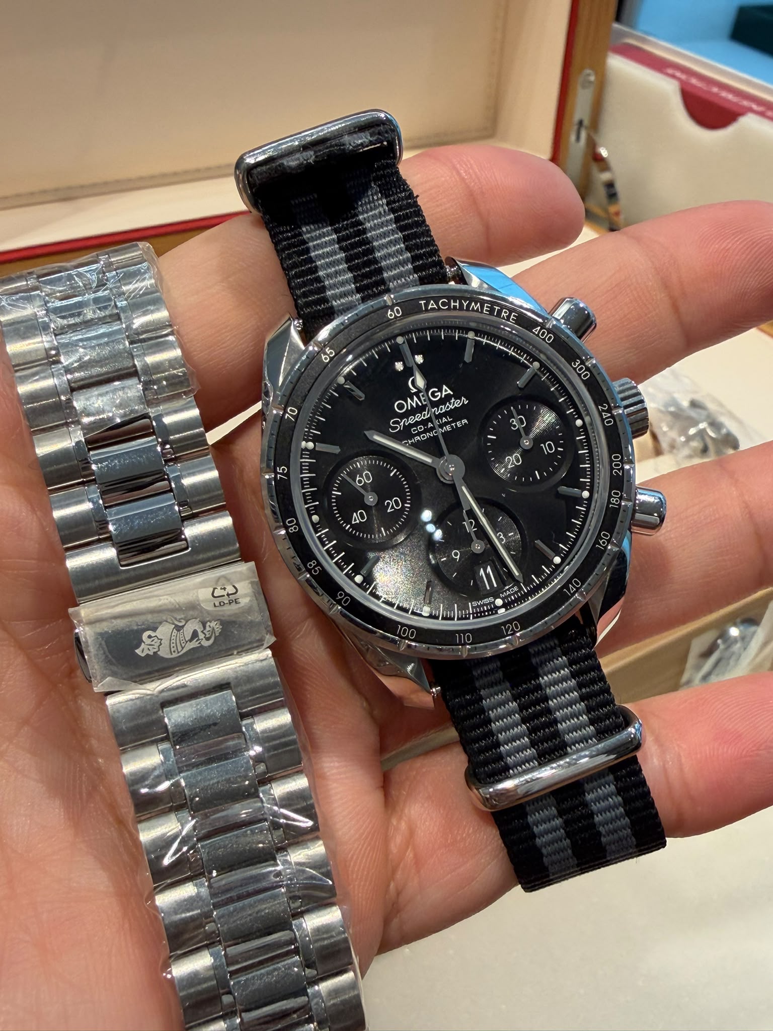 SPEEDMASTER 38MM CHRONOGRAPH BLACK DIAL (2023)