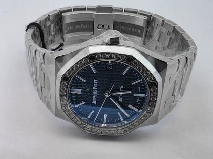 ROYAL OAK 37MM 15451 BLACK DIAL DIAMOND BEZEL (2024)