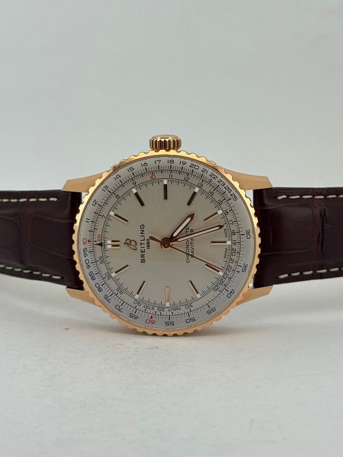 NAVITIMER AUTOMATIC 41 ROSEGOLD SILVER DIAL (2024)