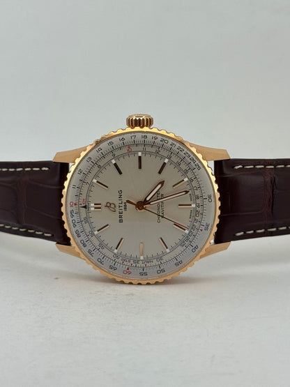 NAVITIMER AUTOMATIC 41 ROSEGOLD SILVER DIAL (2024)
