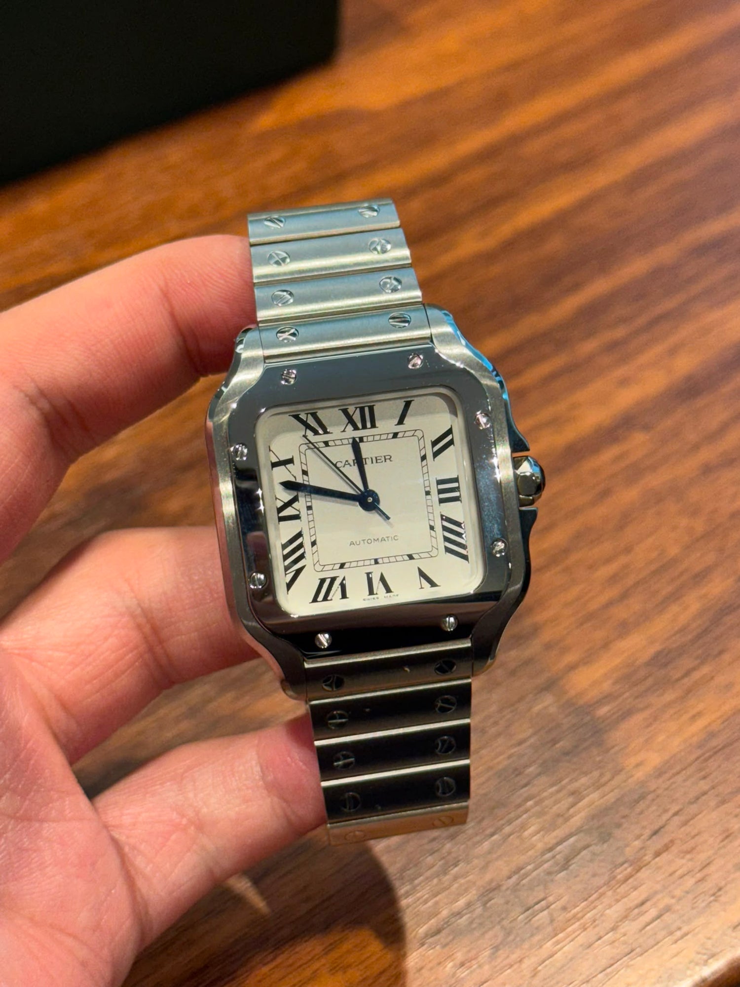 SANTOS M SILVER DIAL (2025)