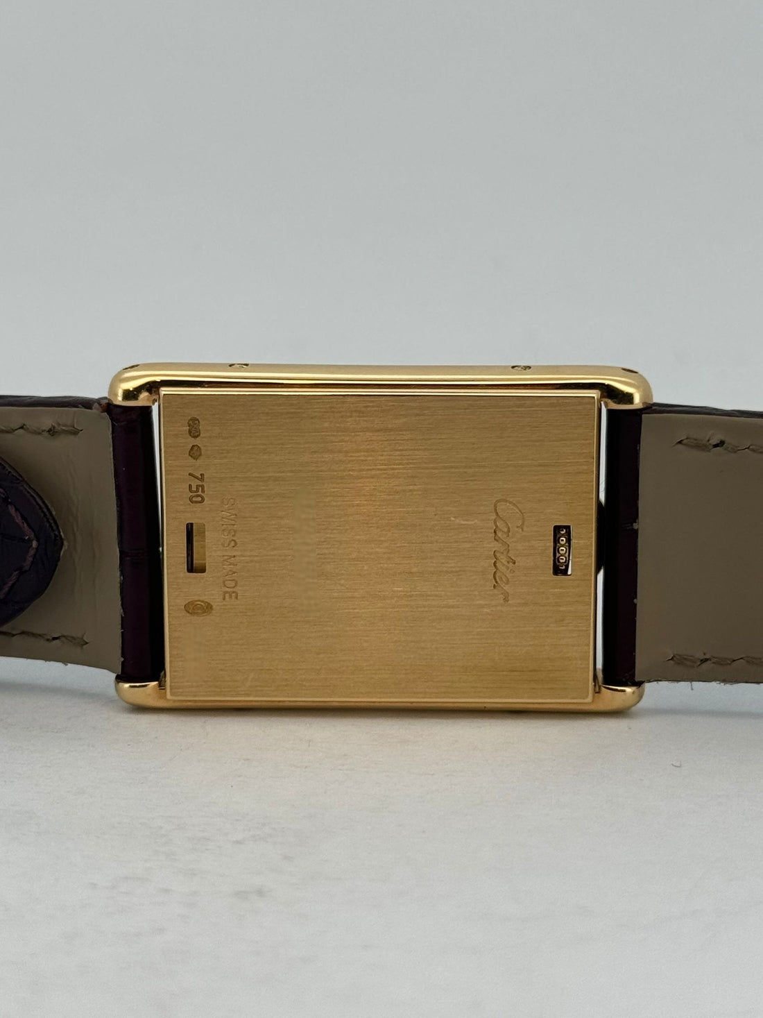 TANK BASCULANTE CPCP YELLOWGOLD SILVER GUILLOCHÉ DIAL (UNDATED)