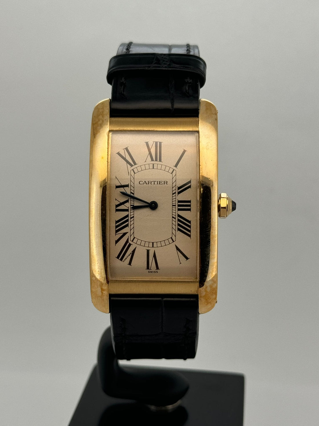 TANK AMERICAINE YELLOWGOLD SILVER DIAL (WATCH ONLY)