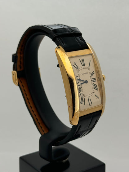 TANK AMERICAINE YELLOWGOLD SILVER DIAL (WATCH ONLY)