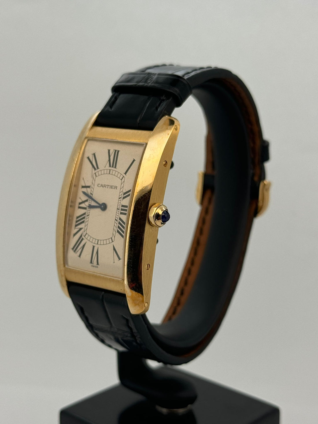 TANK AMERICAINE YELLOWGOLD SILVER DIAL (WATCH ONLY)