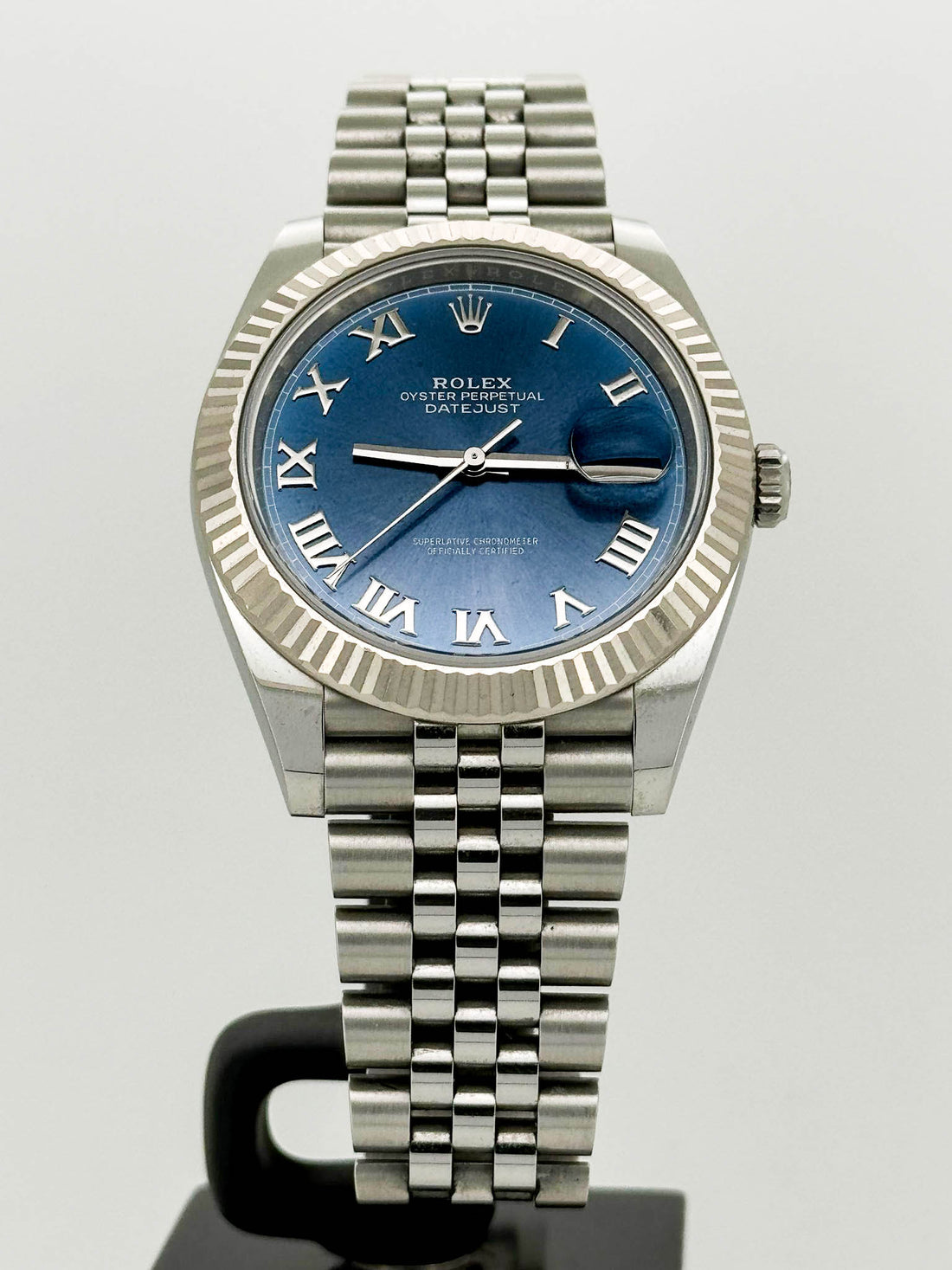Datejust 41 Blue Azzurro Roman