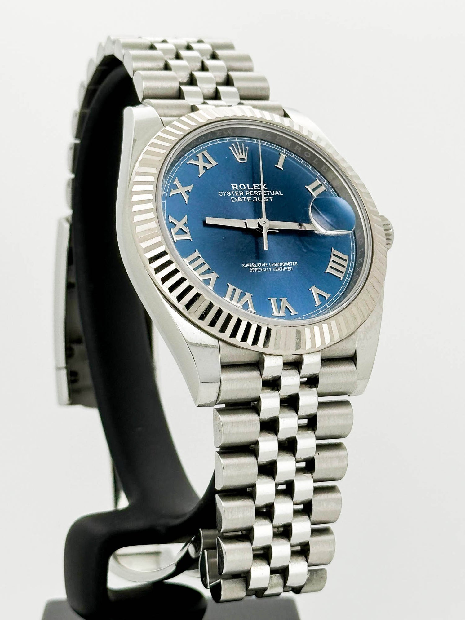 Datejust 41 Blue Azzurro Roman