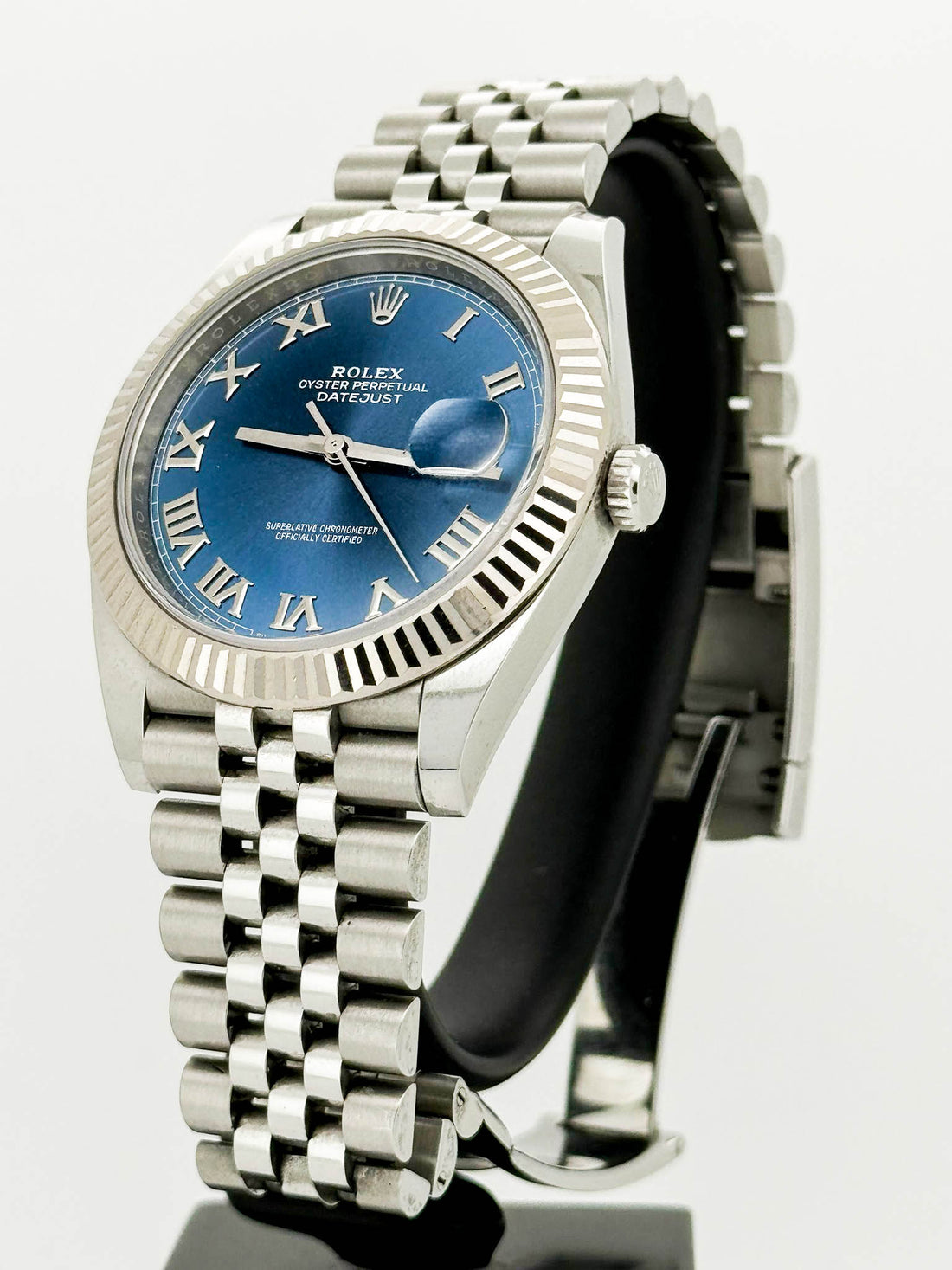 Datejust 41 Blue Azzurro Roman