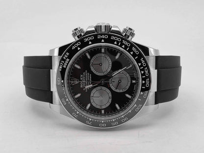 DAYTONA OYSTERFLEX WHITEGOLD BLACK DIAL RING BEZEL (2024)