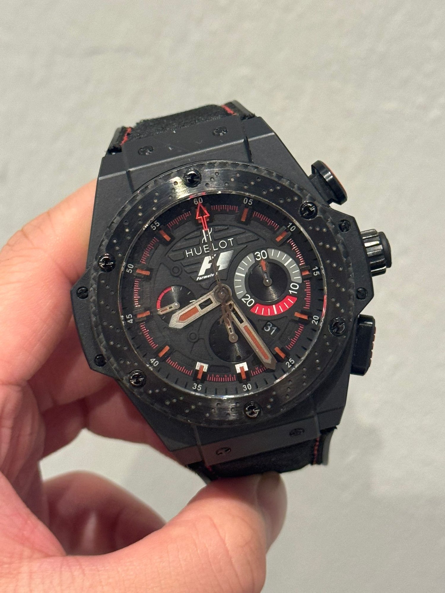 KING POWER F1 48MM CHRONOGRAPH TITANIUM CERAMIC BLACK DIAL LIMITED EDITION (UNDATED)