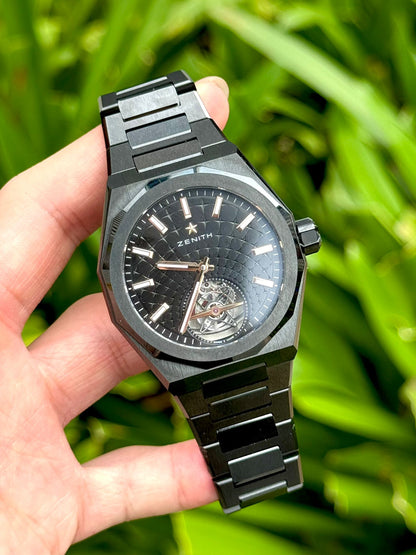 DEFY SKYLINE TOURBILLON BLACK CERAMIC BLACK DIAL (2024)
