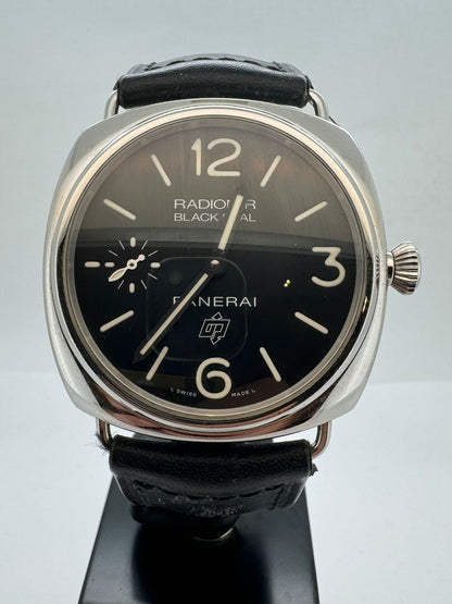 RADIOMIR BLACK SEAL LOGO STEEL BLACK DIAL PAM 754 (WATCH ONLY)