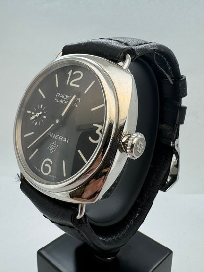 RADIOMIR BLACK SEAL LOGO STEEL BLACK DIAL PAM 754 (WATCH ONLY)