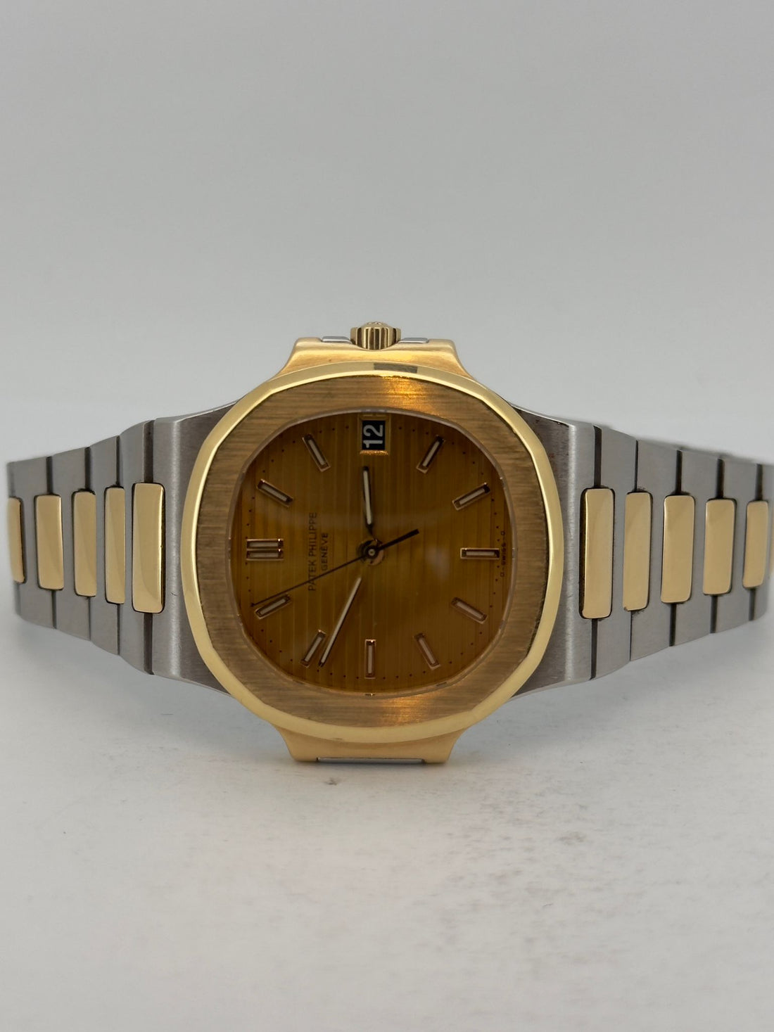 NAUTILUS 3800/1JA TWOTONE YELLOWGOLD CHAMPAGNE DIAL (WATCH ONLY)