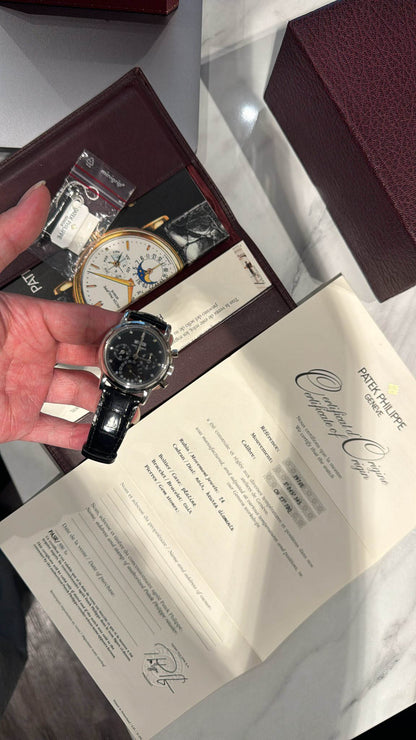 PERPETUAL CALENDAR 3970E CHRONOGRAPH BLACK DIAL (UNDATED)
