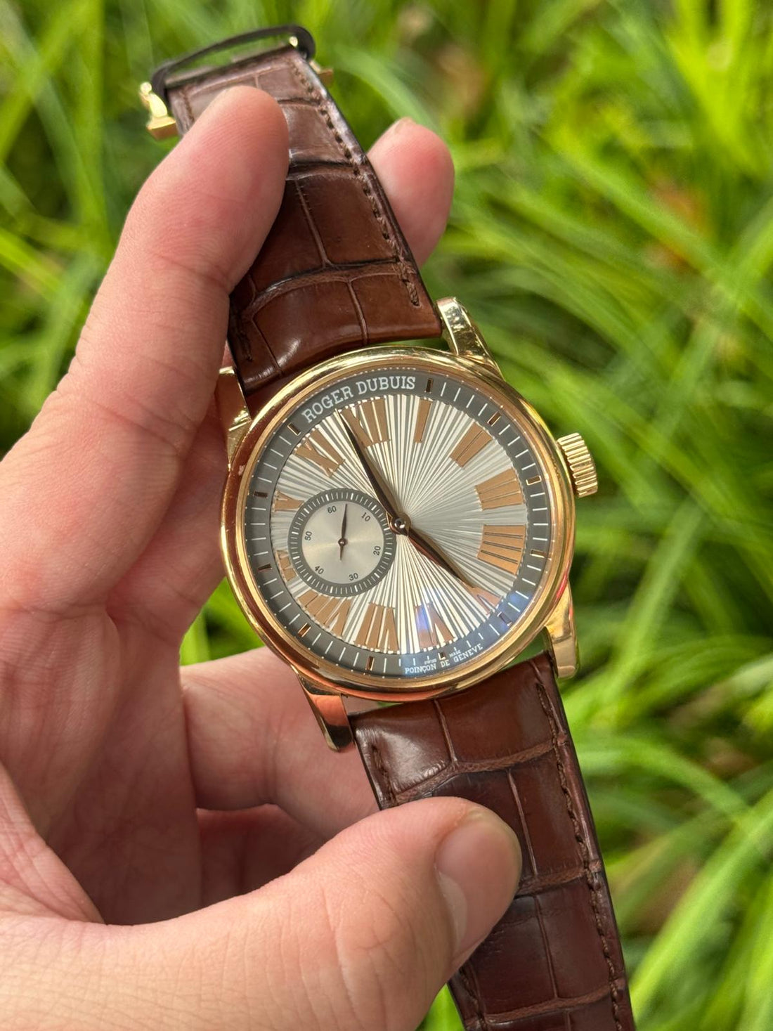 HOMMAGE ROSEGOLD SMALL SECONDS SILVER DIAL (WATCH ONLY)
