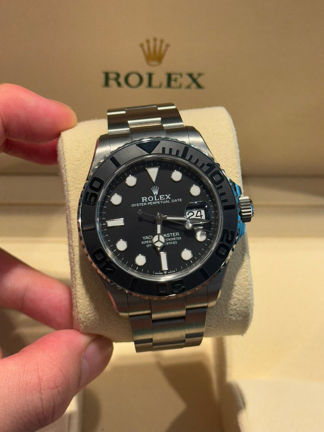 YACHT-MASTER 42MM RLX TITANIUM BLACK DIAL (2024)