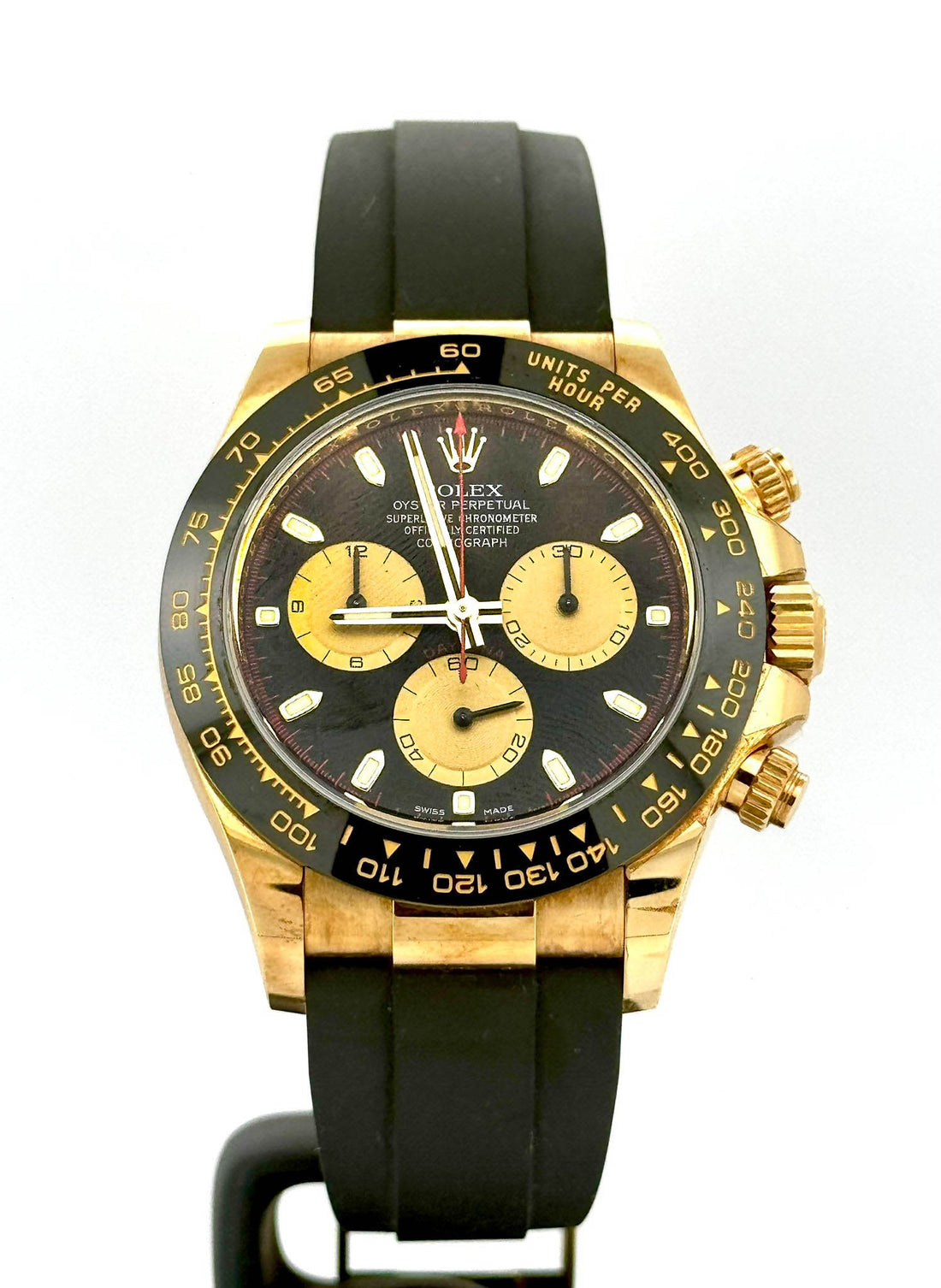 DAYTONA OYSTERFLEX YELLOW GOLD &