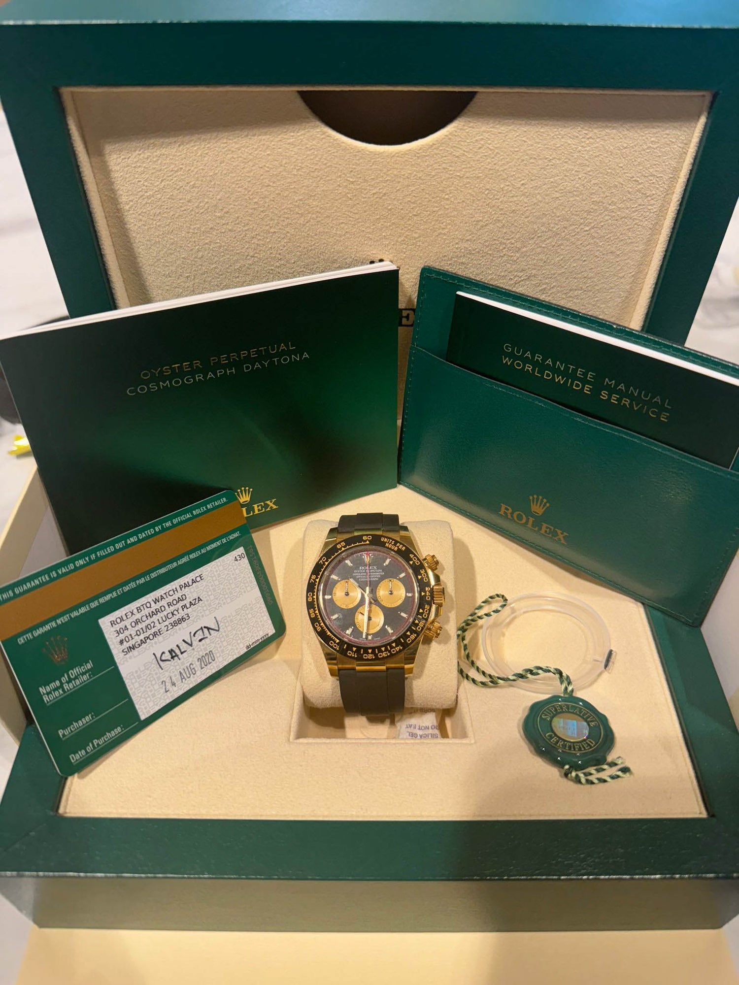 DAYTONA OYSTERFLEX YELLOW GOLD &