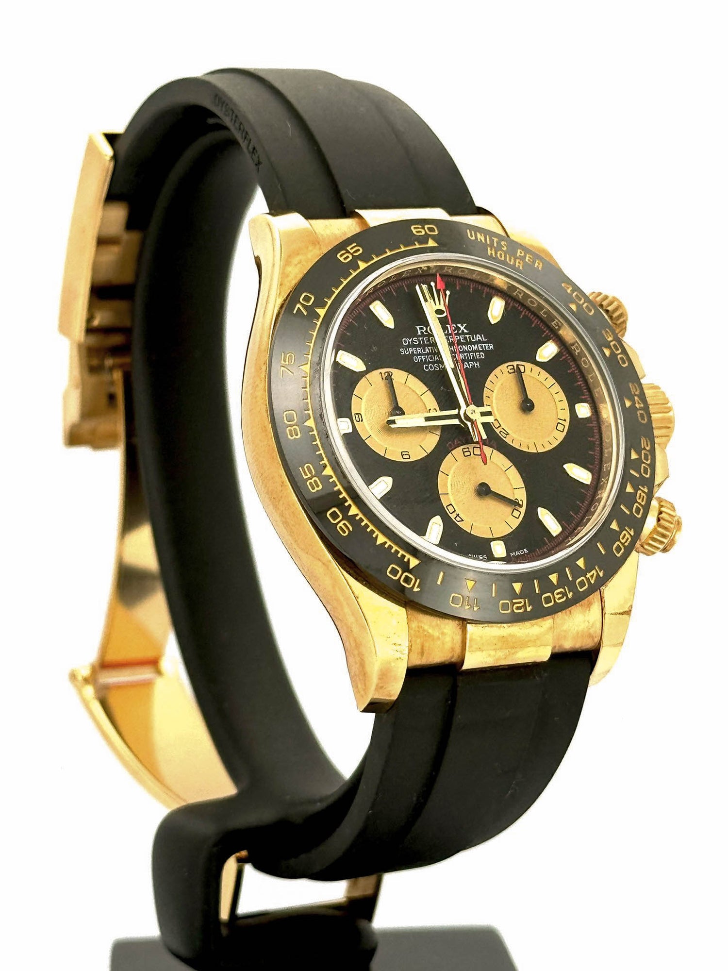 DAYTONA OYSTERFLEX YELLOW GOLD &
