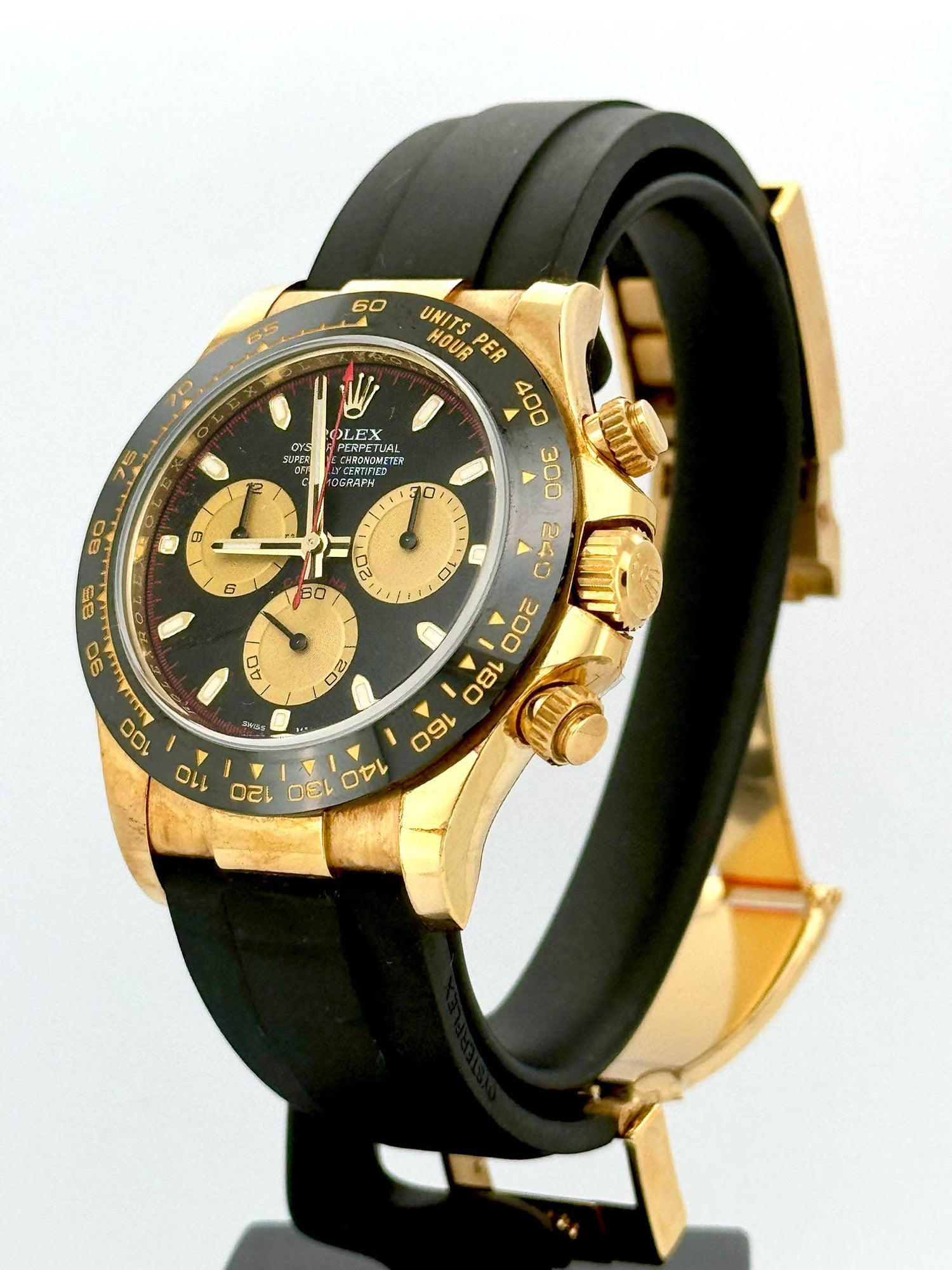 DAYTONA OYSTERFLEX YELLOW GOLD &