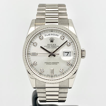 Daydate Index Silver