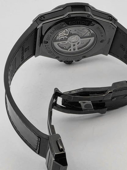 BIG BANG 39MM BANG SANG BLEU ALL BLACK DIAMONDS LIMITED EDITON (WATCH ONLY)