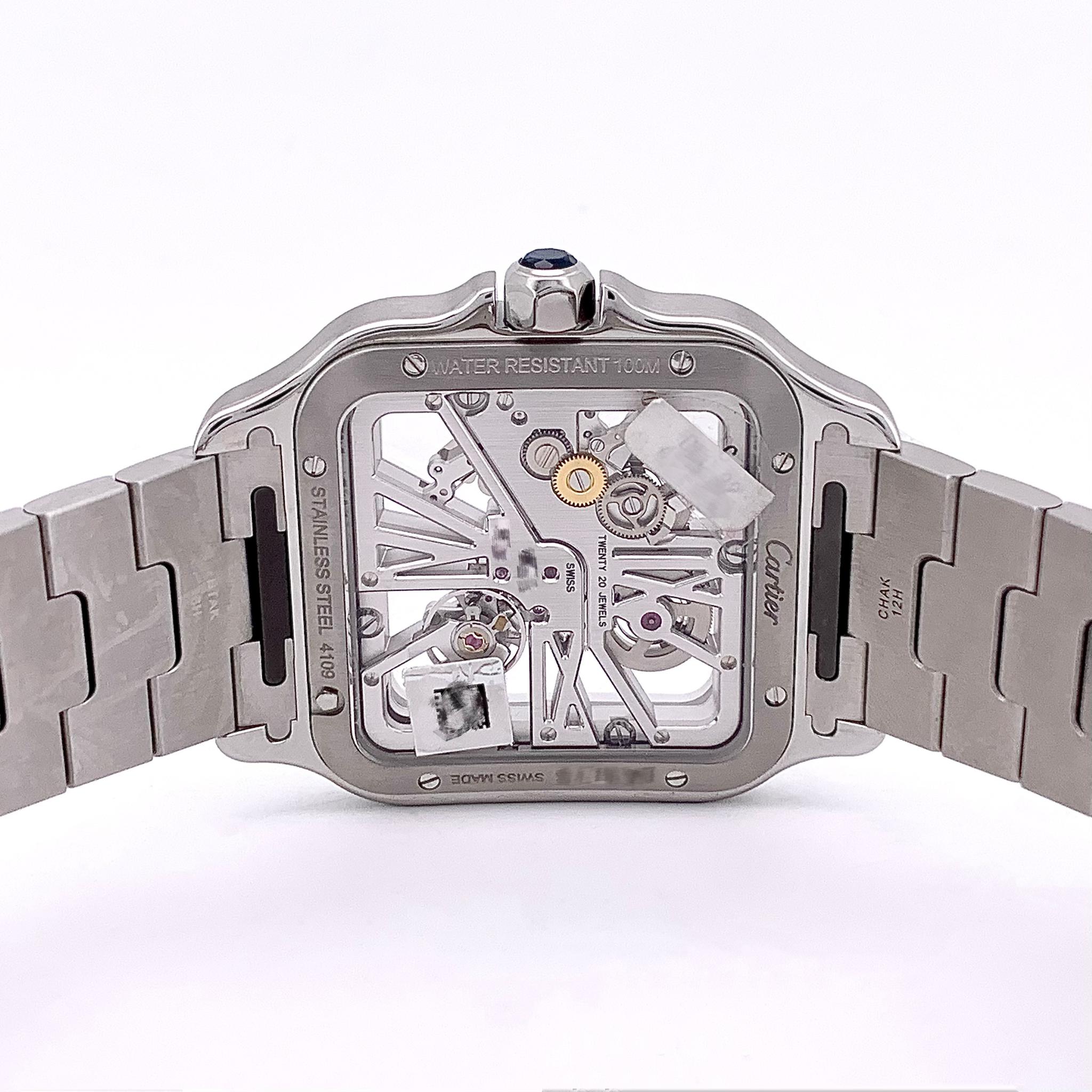 Santos De Cartier Skeleton