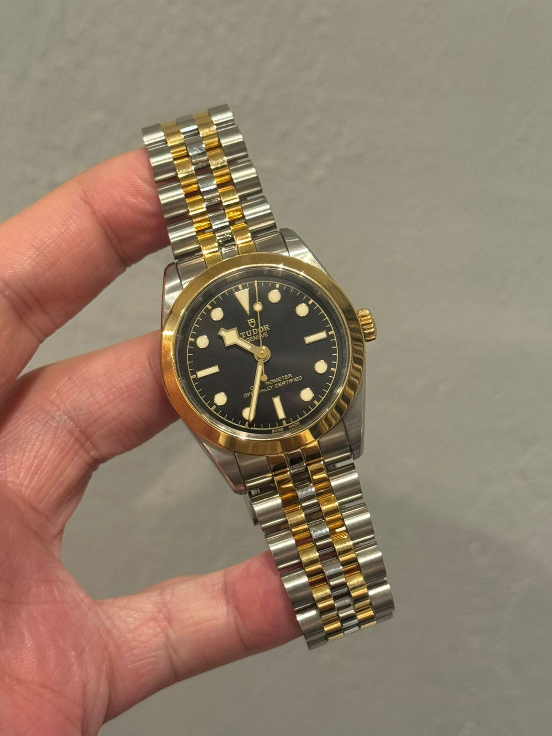 BLACKBAY 31 TWOTONE YELLOWGOLD BLACK DIAL (2024)