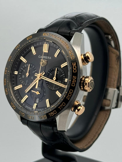 CARRERA CHRONOGRAPH STEEL 44MM BLACK DIAL (2024)