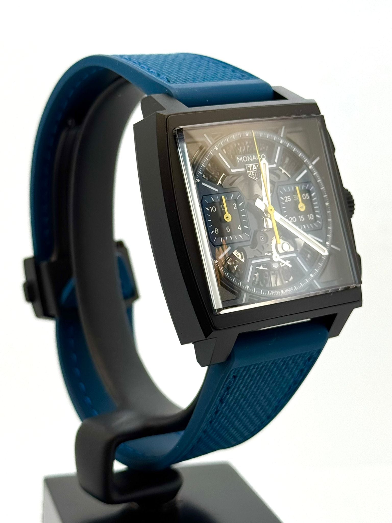 MONACO CHRONOGRAPH DLC TITANIUM DARK BLUE (2024)