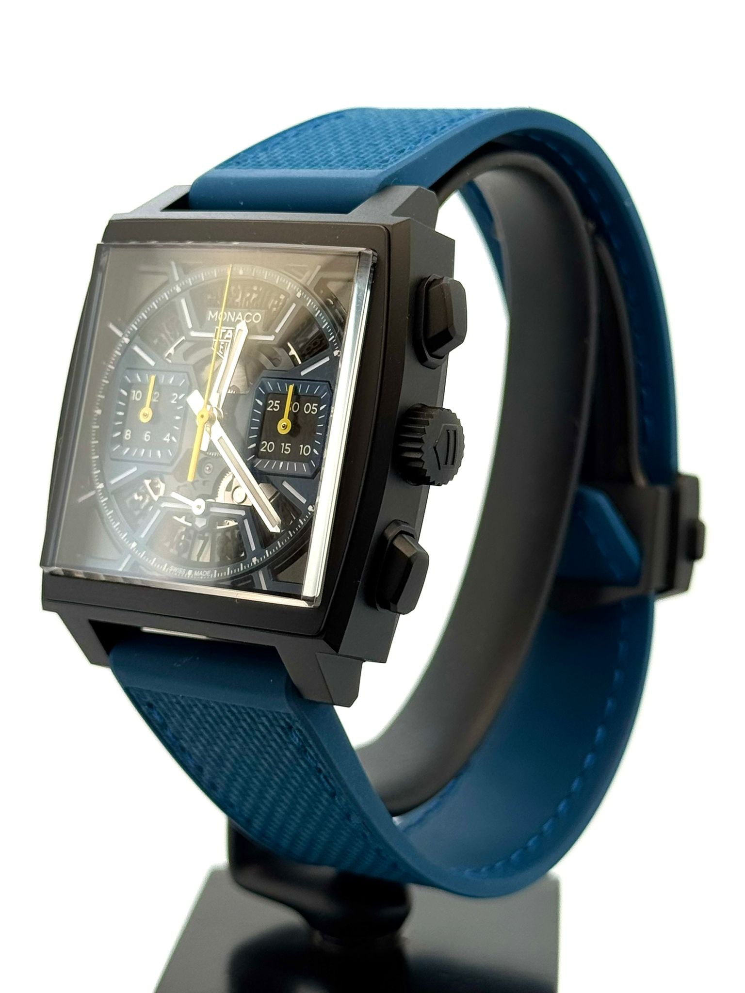 MONACO CHRONOGRAPH DLC TITANIUM DARK BLUE (2024)
