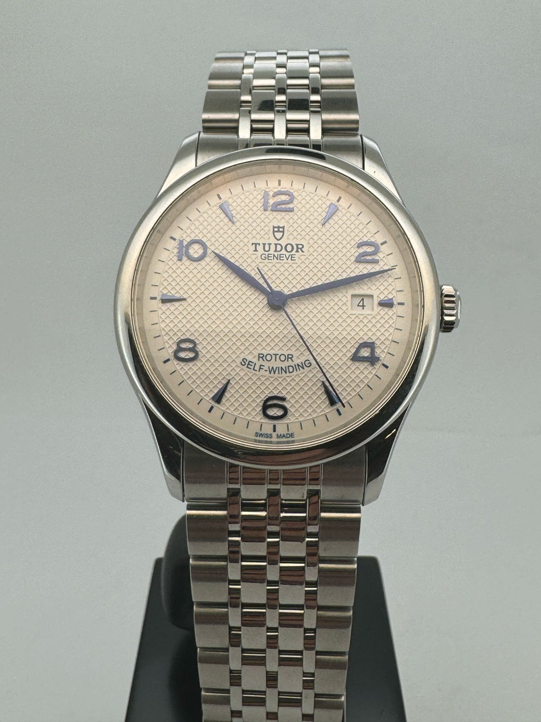 1926 STEEL 28MM OPALINE BLUE DIAL
