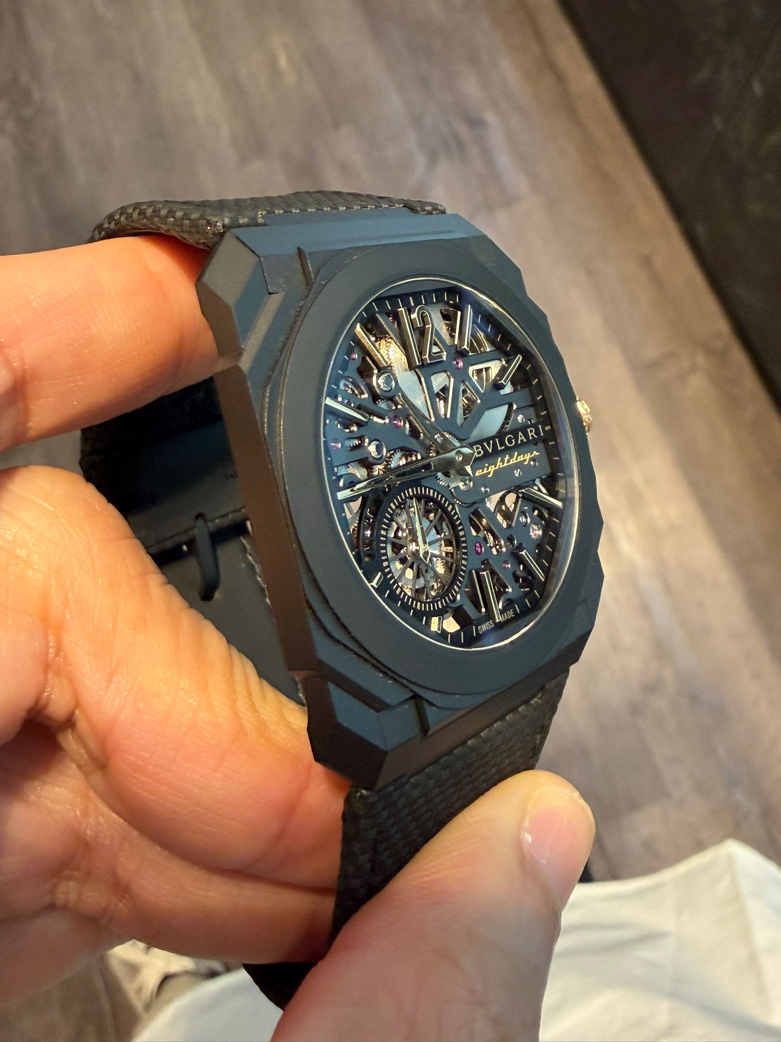 OCTO FINISSIMO 8 DAYS TITANIUM SKELETON DIAL (2026)