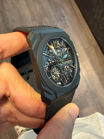 OCTO FINISSIMO 8 DAYS TITANIUM SKELETON DIAL (2026)