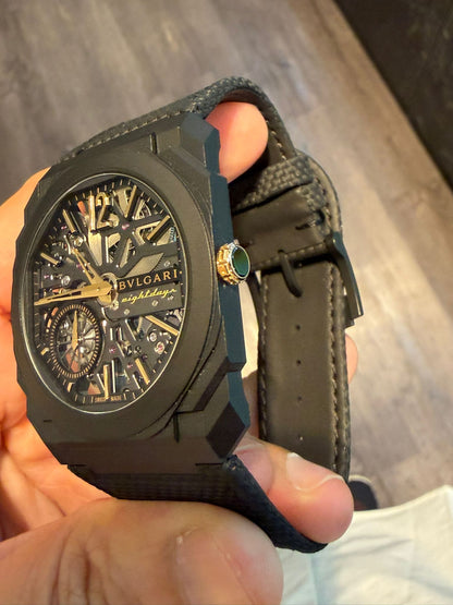 OCTO FINISSIMO 8 DAYS TITANIUM SKELETON DIAL (2026)
