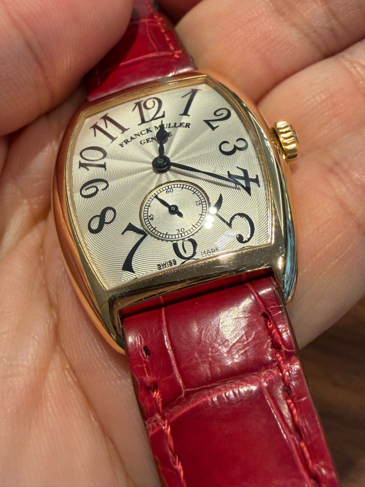 CASABLANCA YELLOWGOLD SMALL SECONDS SILVER DIAL (WATCH ONLY)