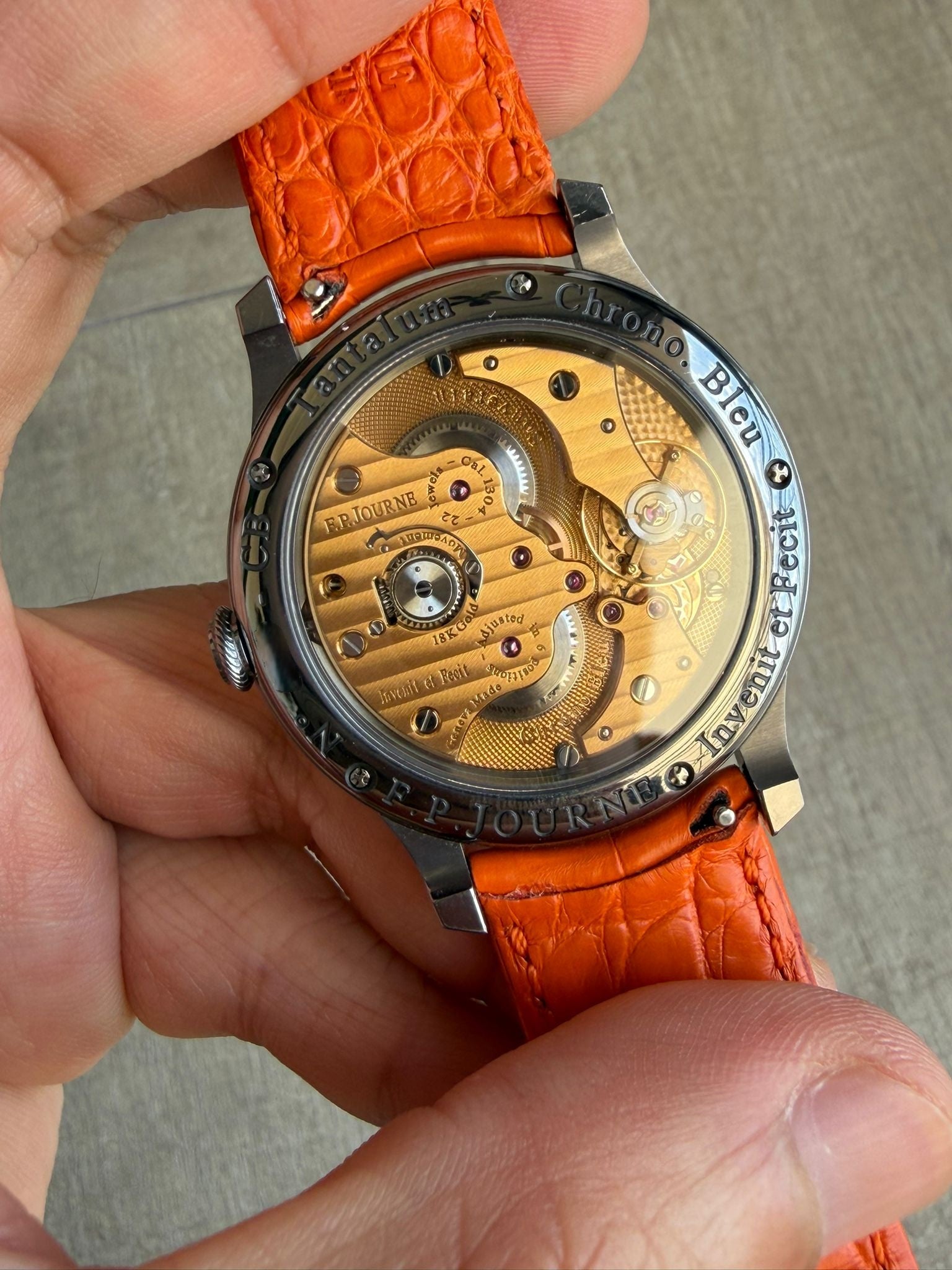 CHRONOMETRE BLEU TANTALUM (2016)