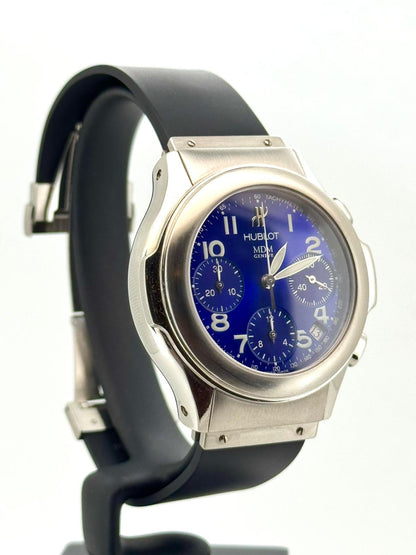 ELEGANT MDM CHRONOGRAPH STEEL BLUE DIAL (2000)