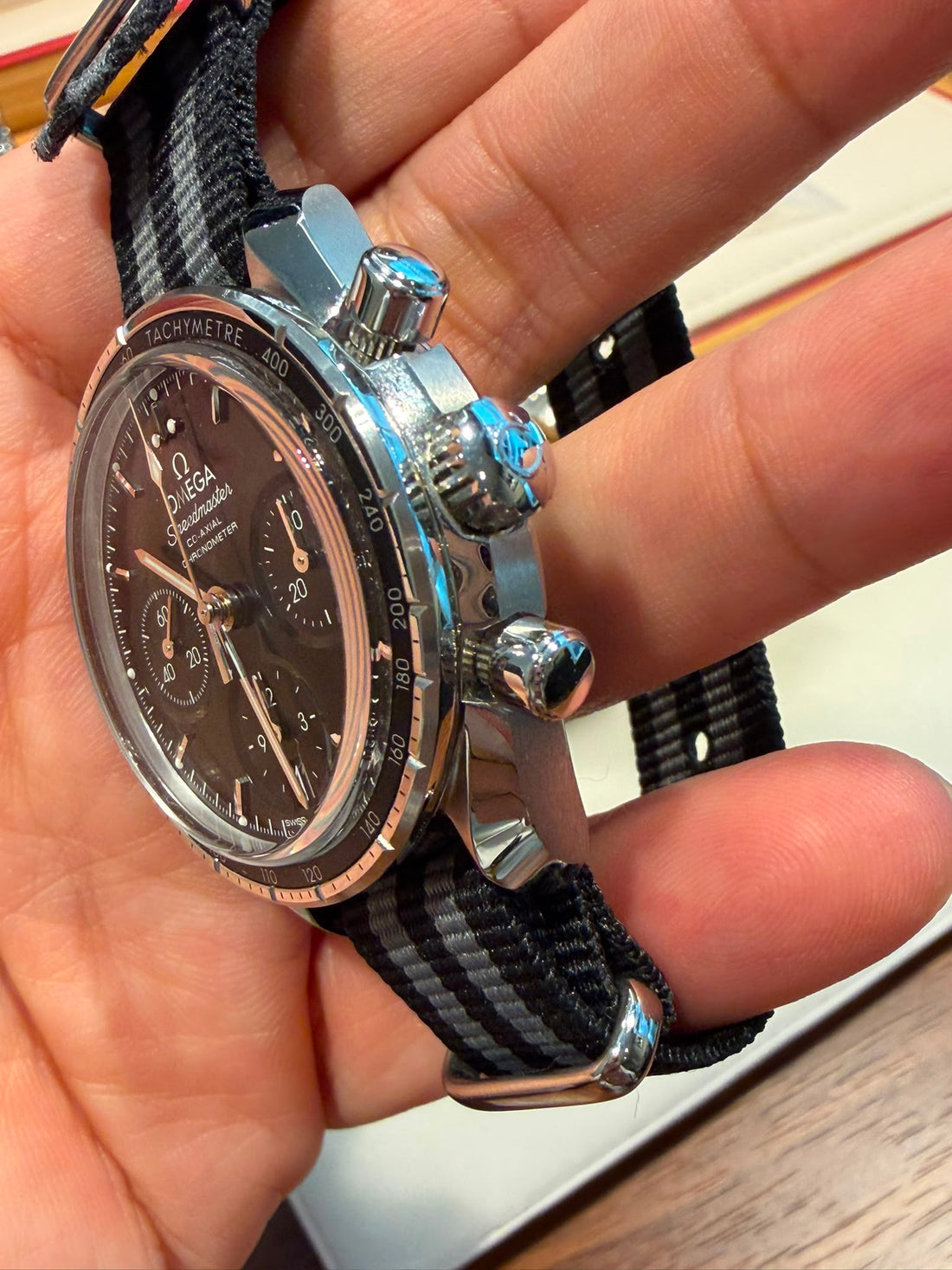 SPEEDMASTER 38MM CHRONOGRAPH BLACK DIAL (2023)