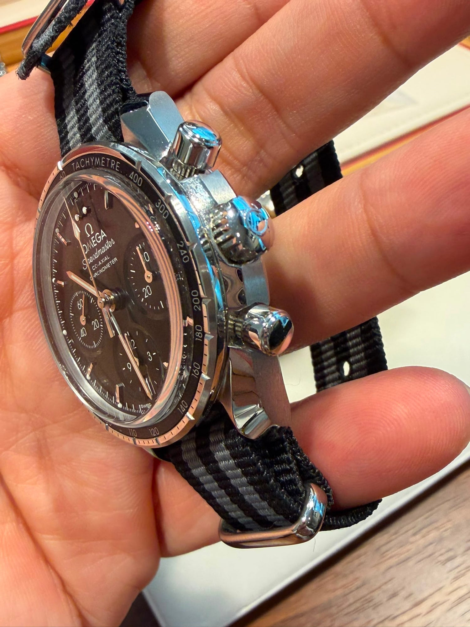 SPEEDMASTER 38MM CHRONOGRAPH BLACK DIAL (2023)